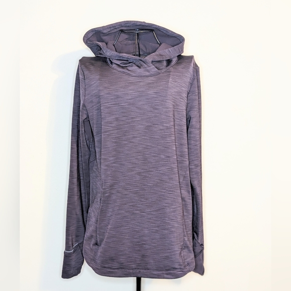 Athleta Bootcamp Hooded Sweatshirt Regal Plum Size M - Picture 2 of 9